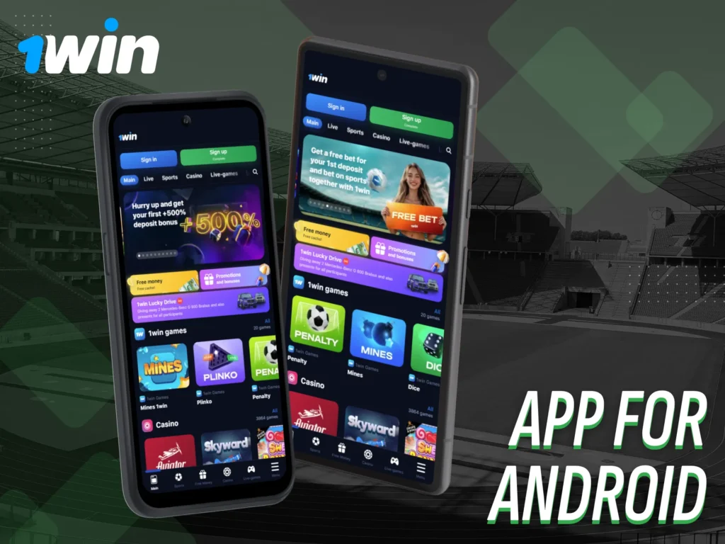 Android users can easily download the 1win app.