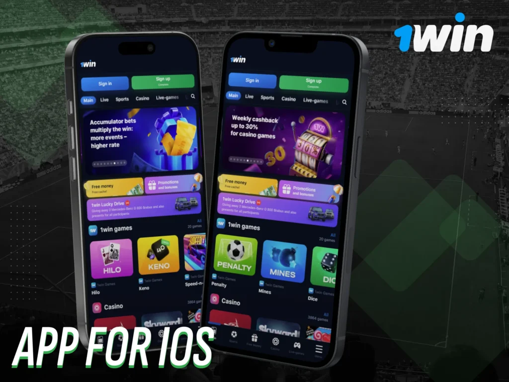 iOS users can easily download the 1win app.
