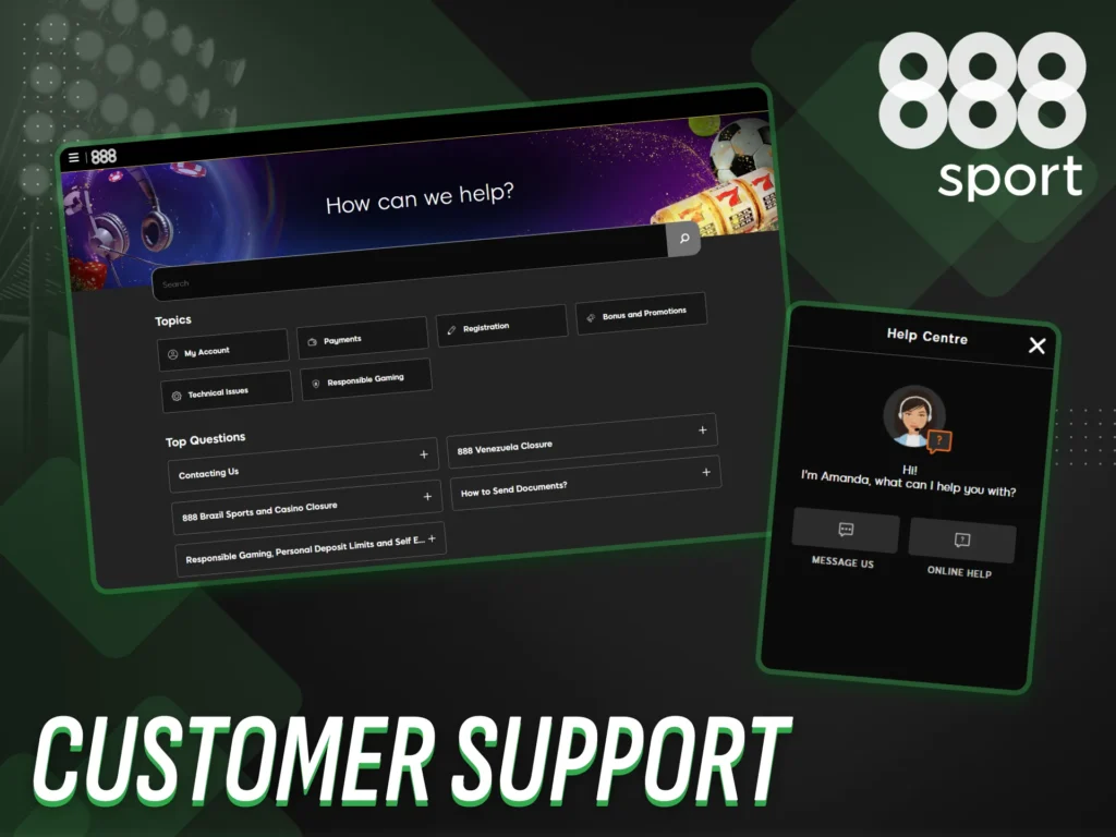 888sport provides assistance for all user inquiries.