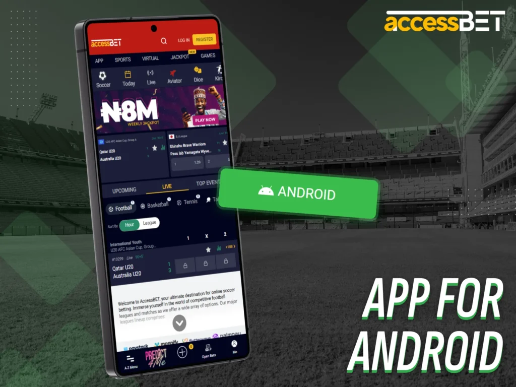 Accessbet provides Android users with a rich betting experience.