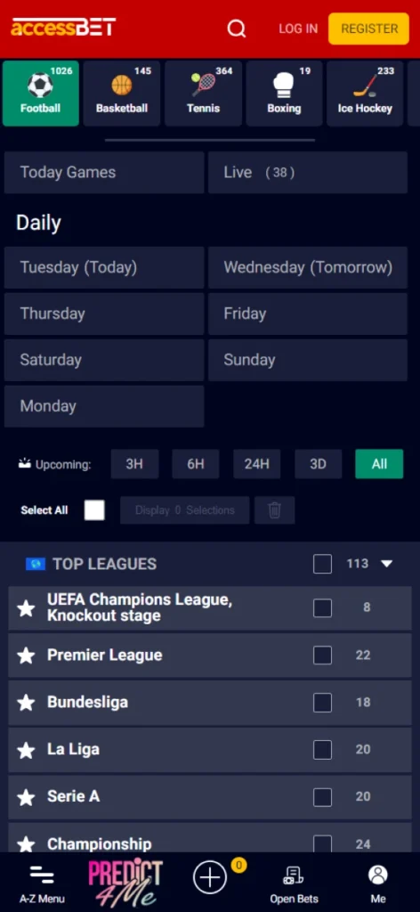 Accessbet is your source for sports betting.