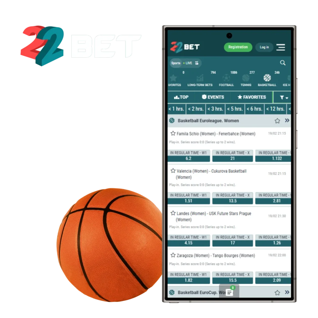 22bet provides a smooth mobile experience for basketball betting in Nigeria.