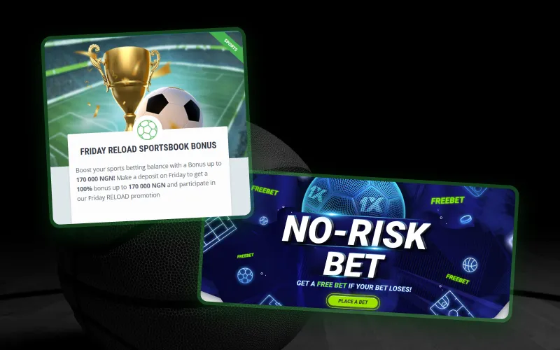 Betting sites for basketball in Nigeria offer Reload Bonuses.