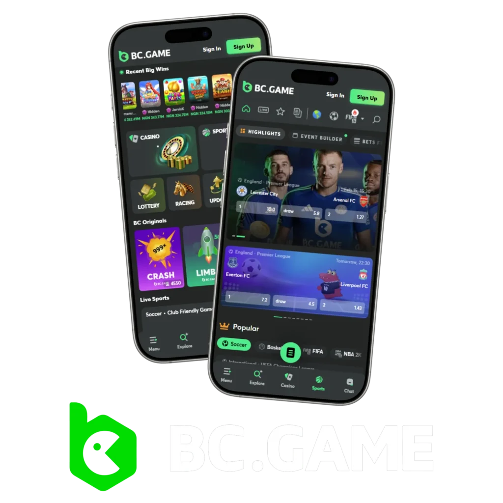 The BC Game app is available for free in Nigeria.