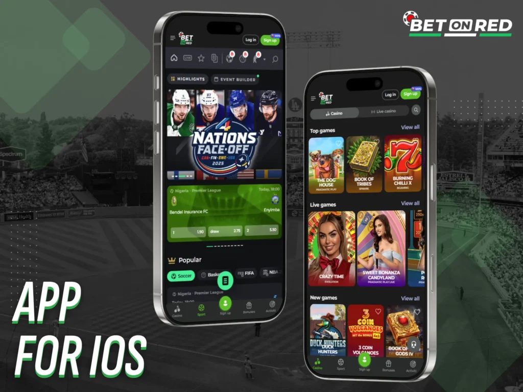 Install the Betonred app on your iPhone device.