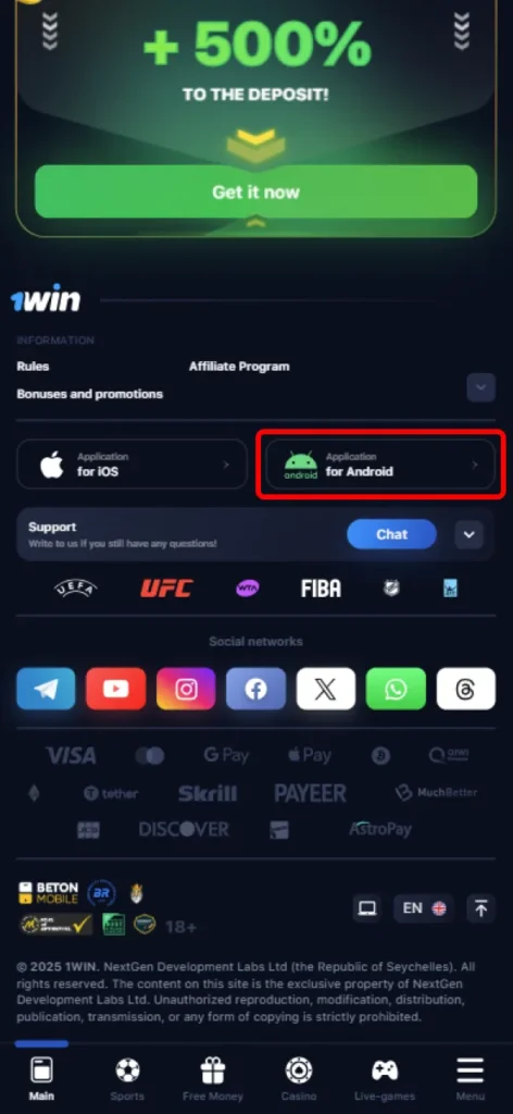 Download the APK file to your Android device.