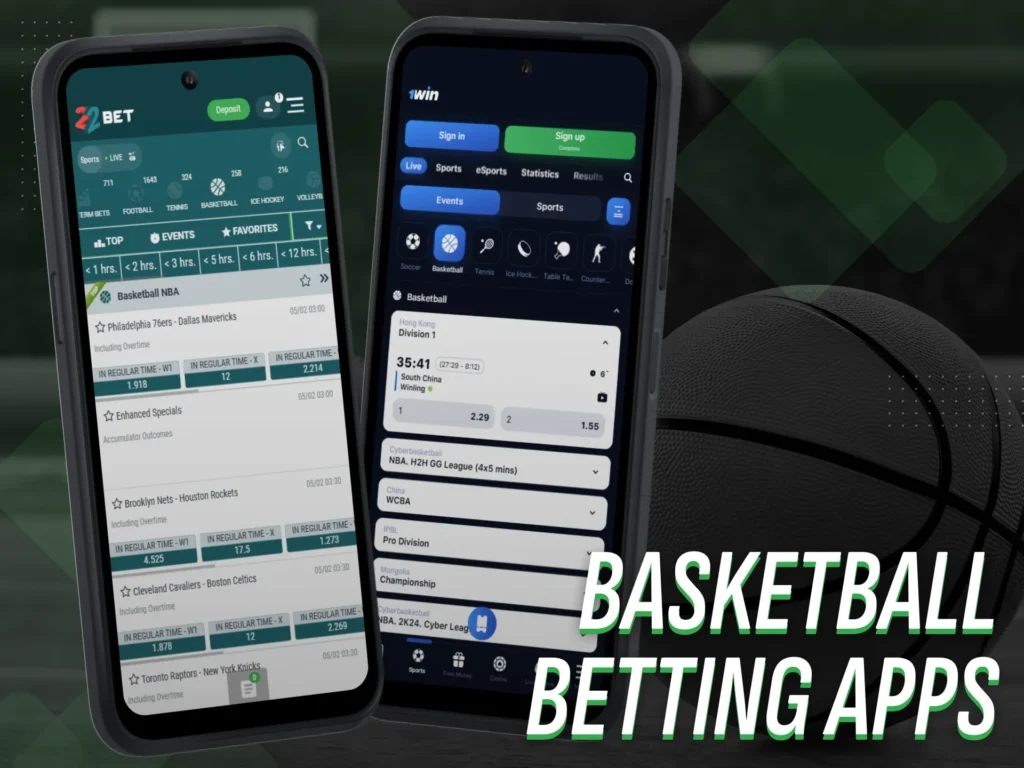 Basketball is a popular sport to bet on in Nigeria through various apps.