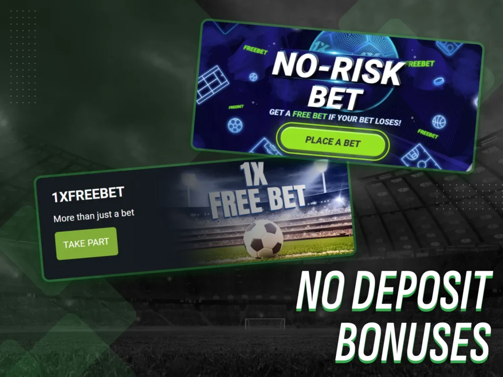 No deposit bonuses are also available on betting apps.