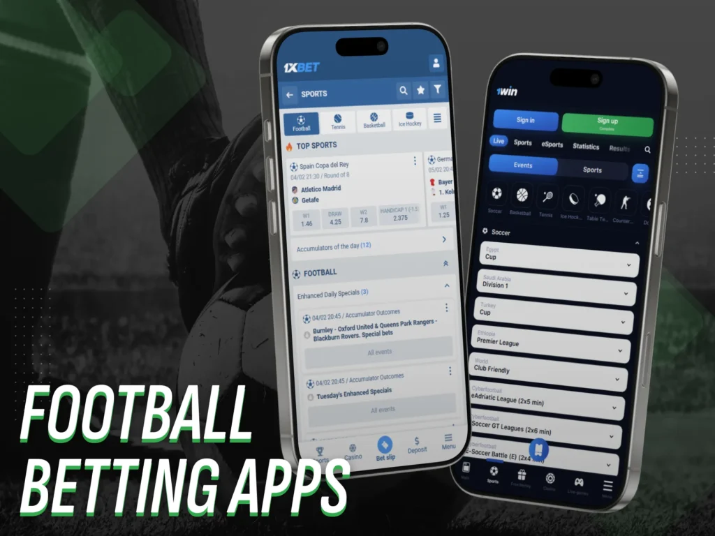 Football betting apps are very popular in Nigeria.