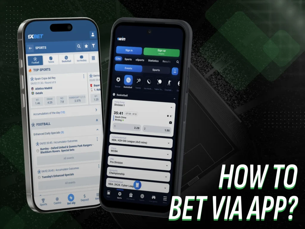 How to place bets using the app in Nigeria.