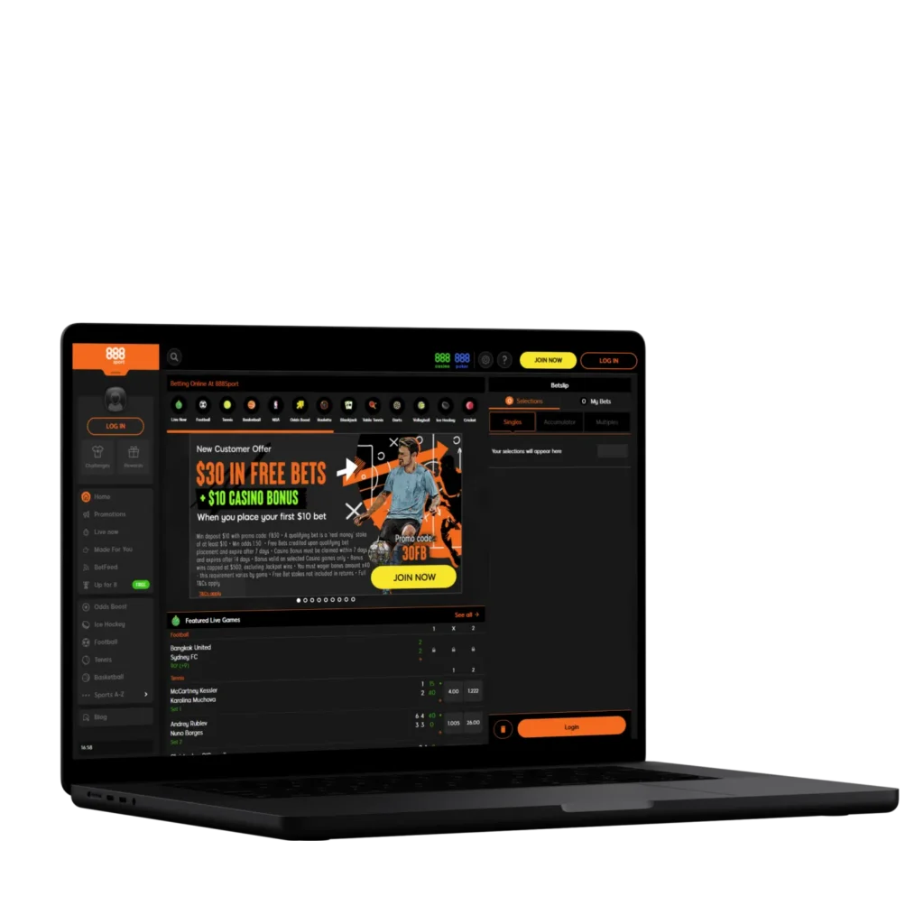 888sport provides Nigerian players with sports betting and casino options.