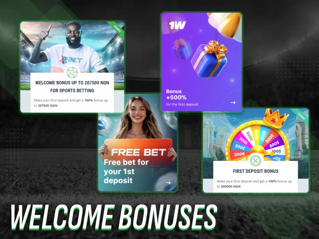 The most common form of incentive on betting sites is the welcome bonus.