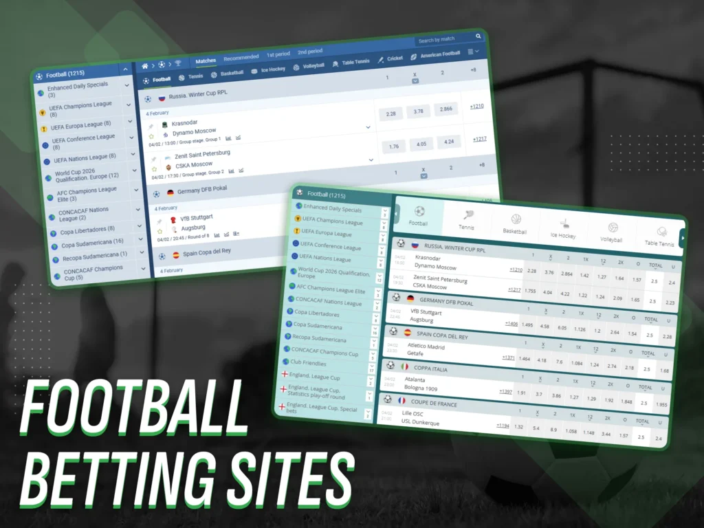 Football betting sites are very popular in Nigeria.