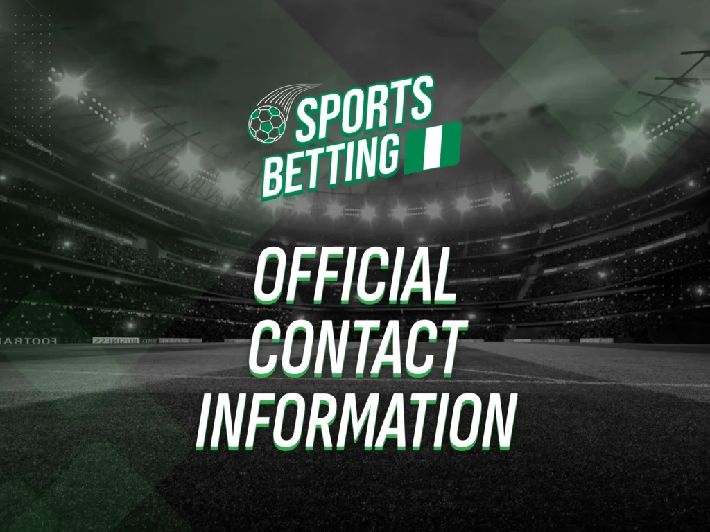 Clients can contact Sportsbetting.net.ng via different email addresses depending on their specific needs.