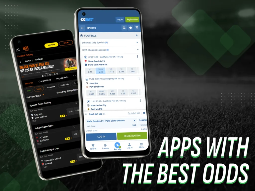 Top-notch football betting platforms with the most favorable odds in Nigeria.