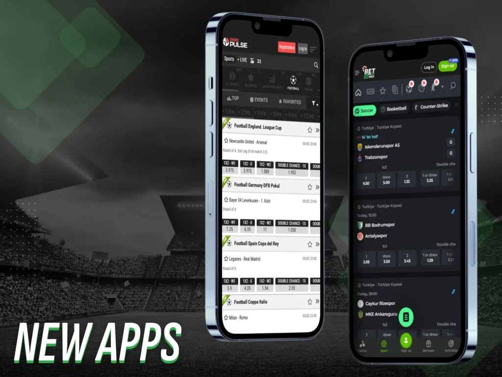New apps for football betting in Nigeria.