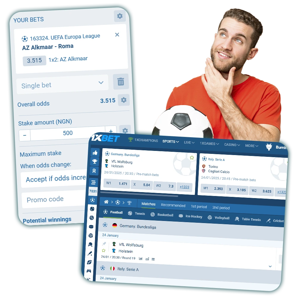 A comprehensive guide to online football betting in Nigeria.