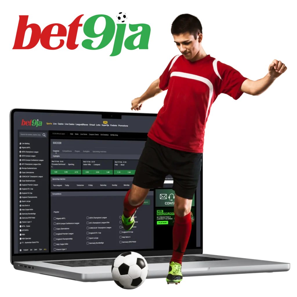 Bet9Ja is a well-known Nigerian site for football wagering.