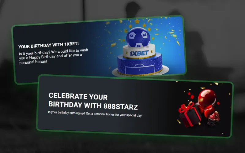 Football betting sites in Nigeria offer birthday bonuses.