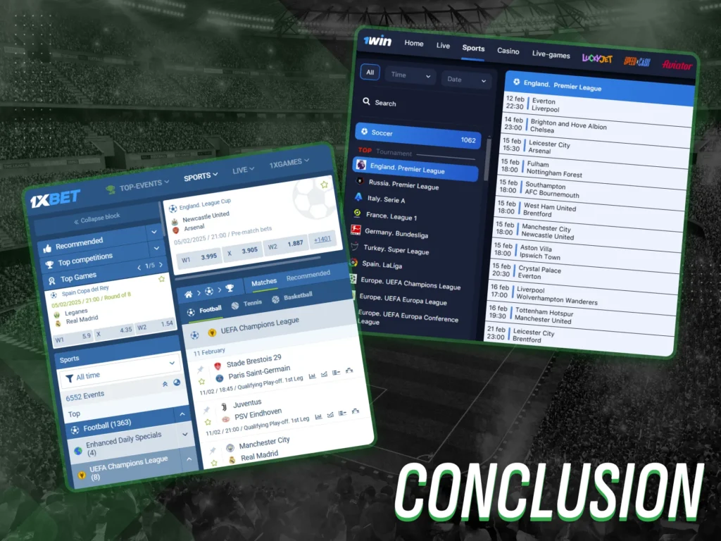 Factors to consider when selecting the top football betting platforms in Nigeria.