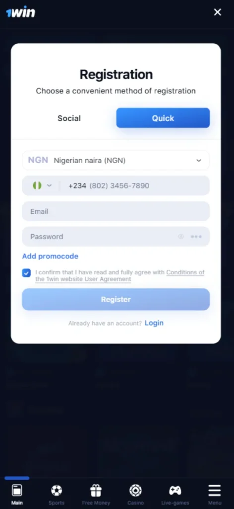 Create an account with an online betting platform.