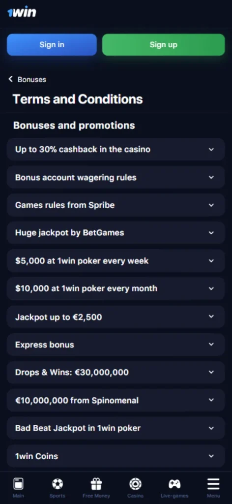 Review the bonus terms and conditions on the website for online gambling.