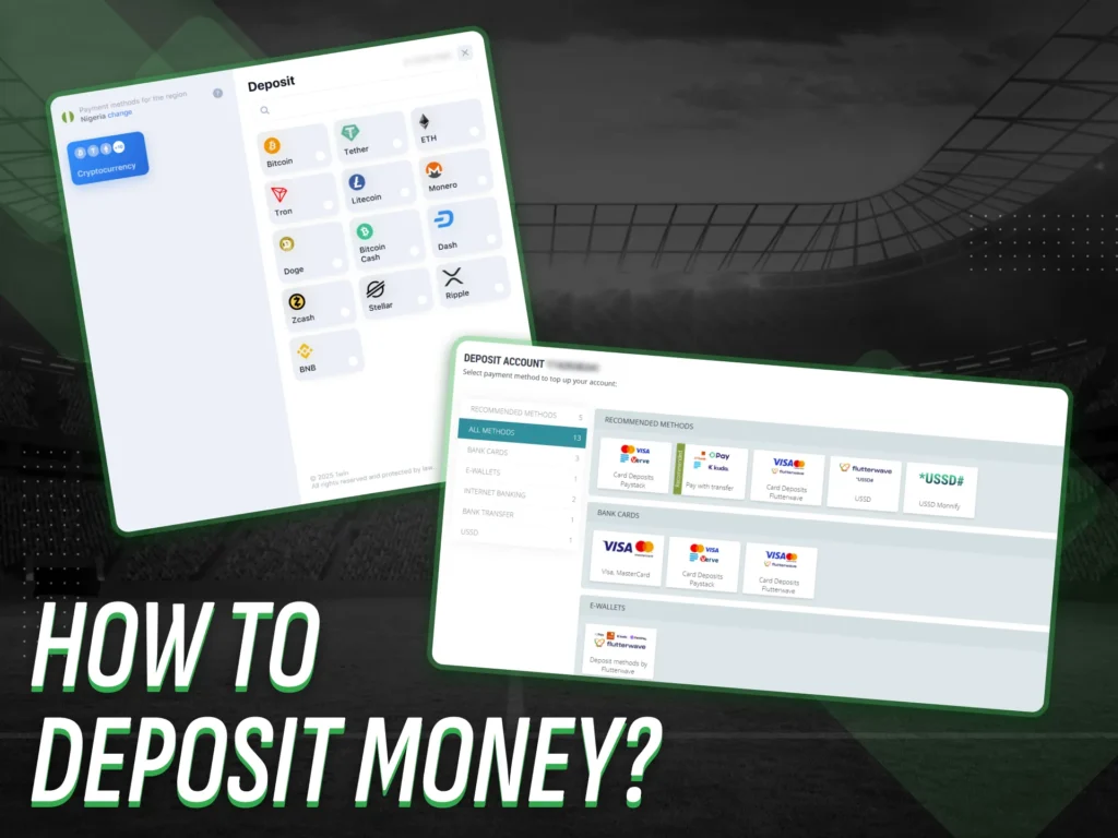 How to deposit money on sports betting websites.