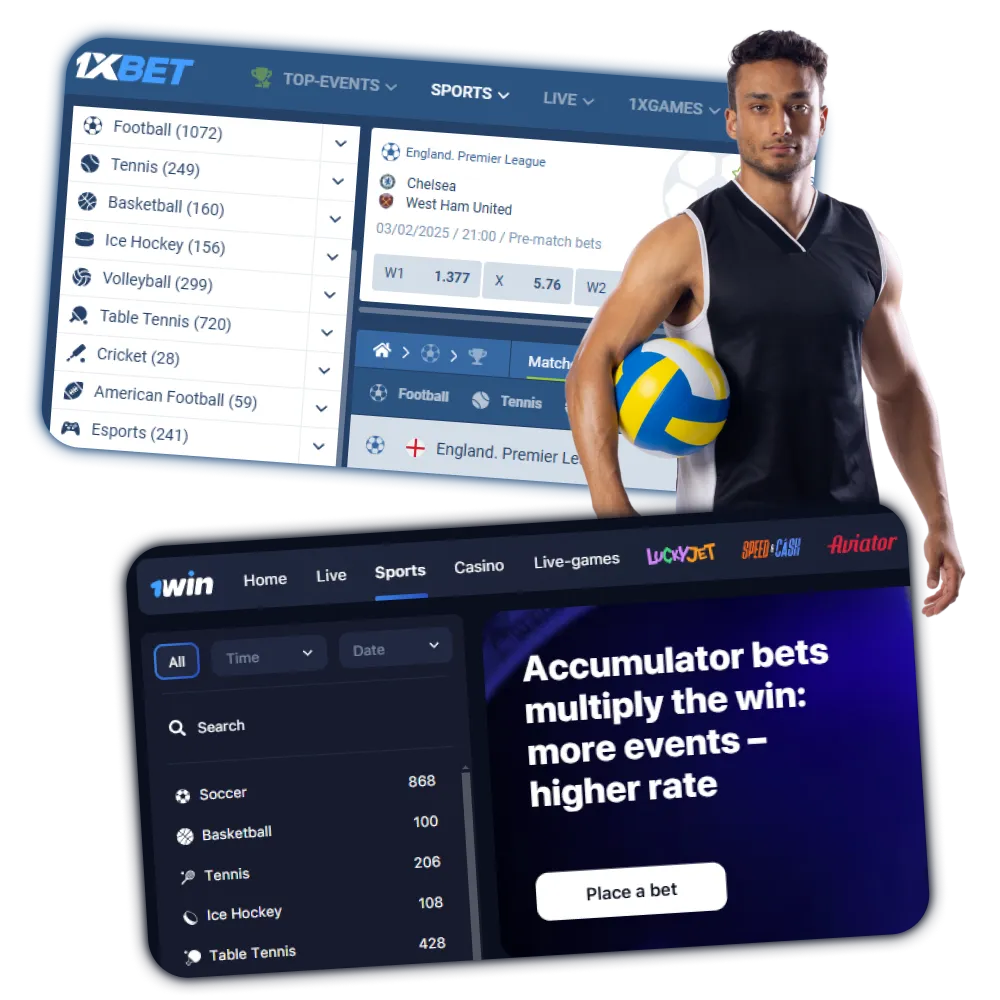 The top-rated online sports betting platforms in Nigeria.