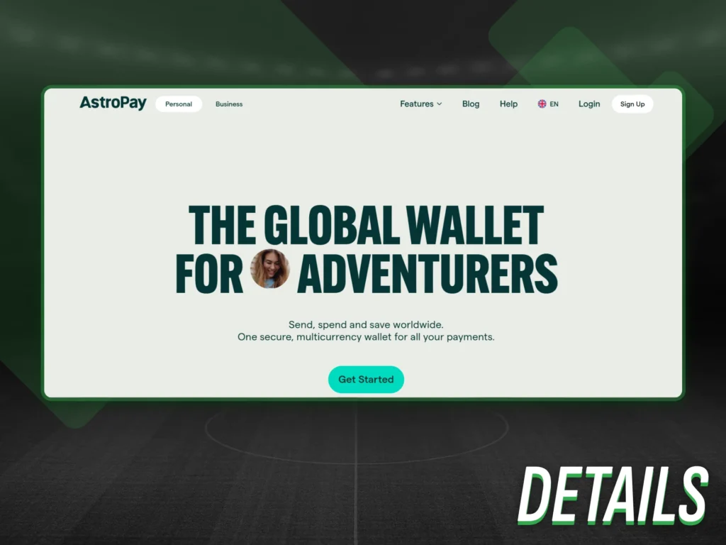 Astropay information for easy use when betting on sports.