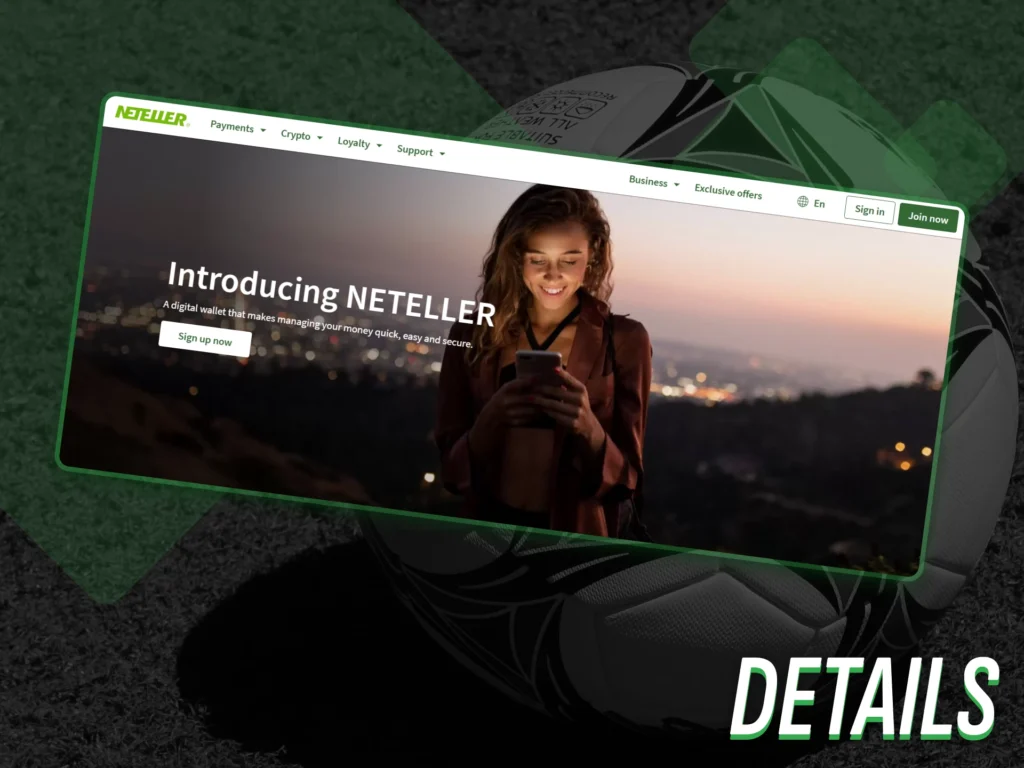 Full information about the Neteller payment method for sports betting.