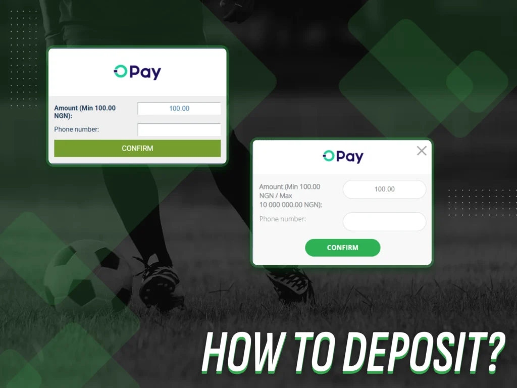 Make quick and easy sports betting deposits with Opay.